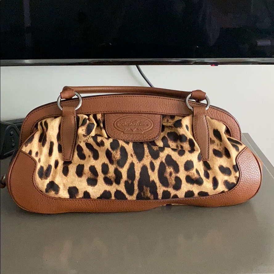 Brand New DolceGabbana Leopard Print Handbag